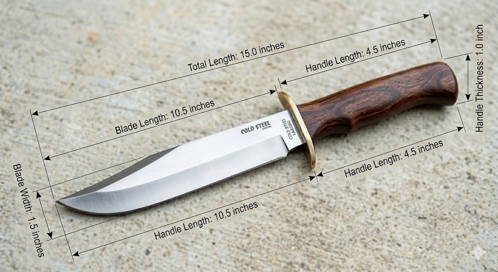 Cold Steel Laredo Bowie Knife — best heavy-duty bowie knife 2026