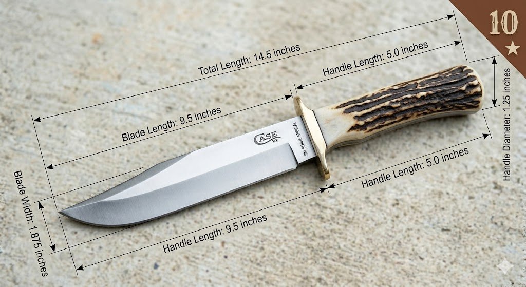 Case Cutlery Jim Bowie special edition made in USA bowie knife