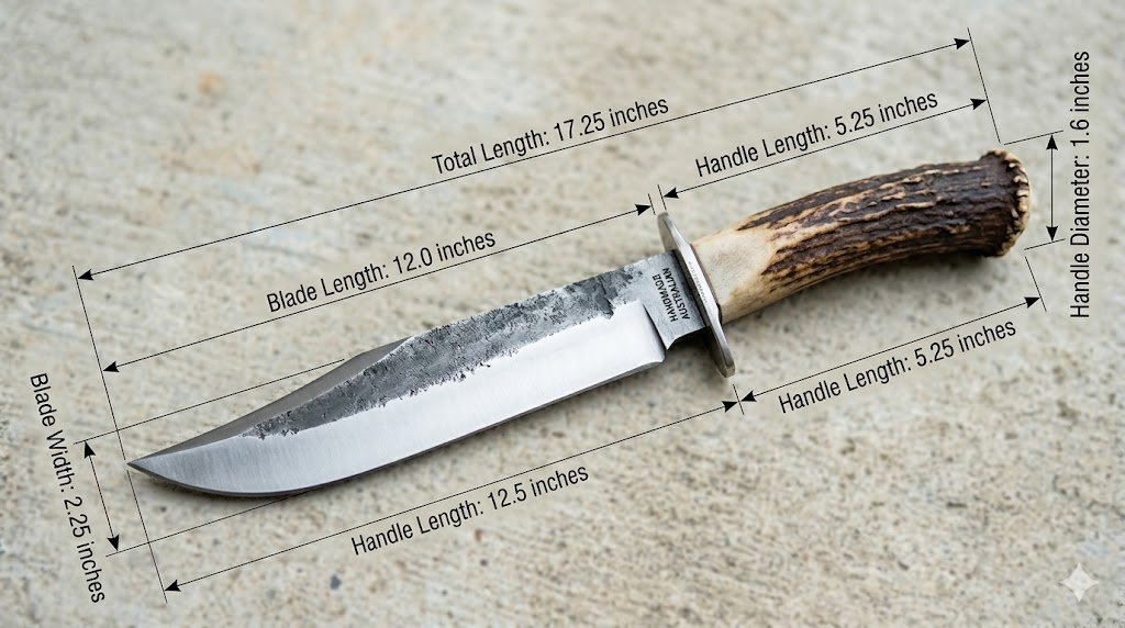 Crocodile Dundee Bowie knife movie replica — iconic film prop
