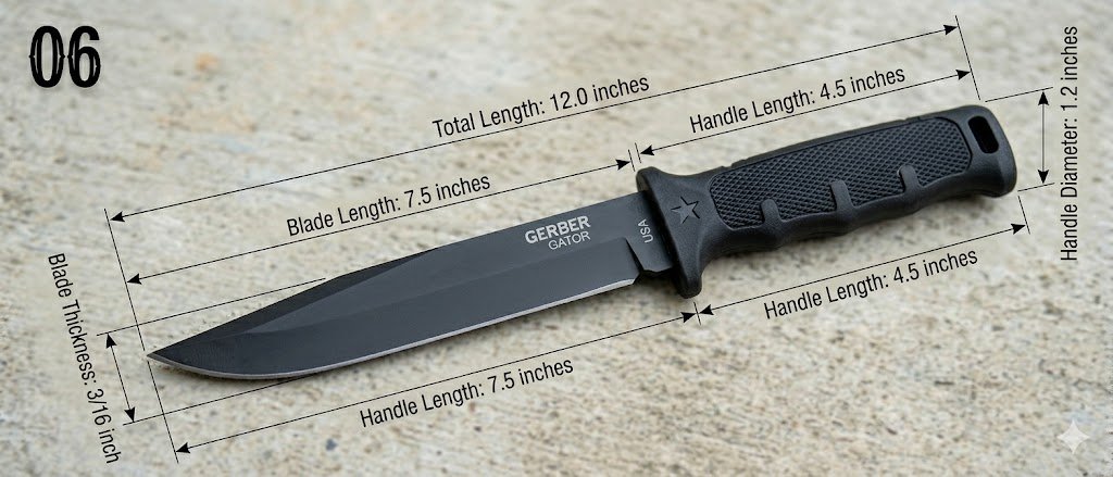 Gerber Gator Bowie Knife — best budget bowie knife 2026