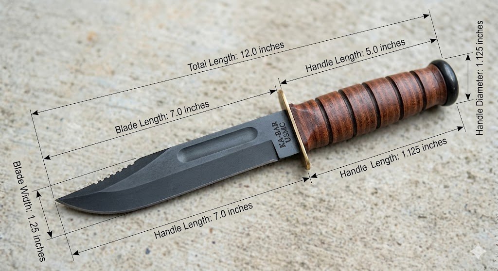 Ka-Bar USMC Bowie Knife — best overall bowie knife 2026